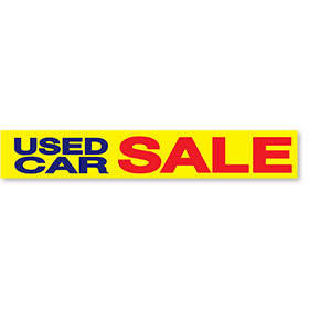 Jumbo Heavy-Duty Stock Car Lot Banners | Auto Dealer Advertising
